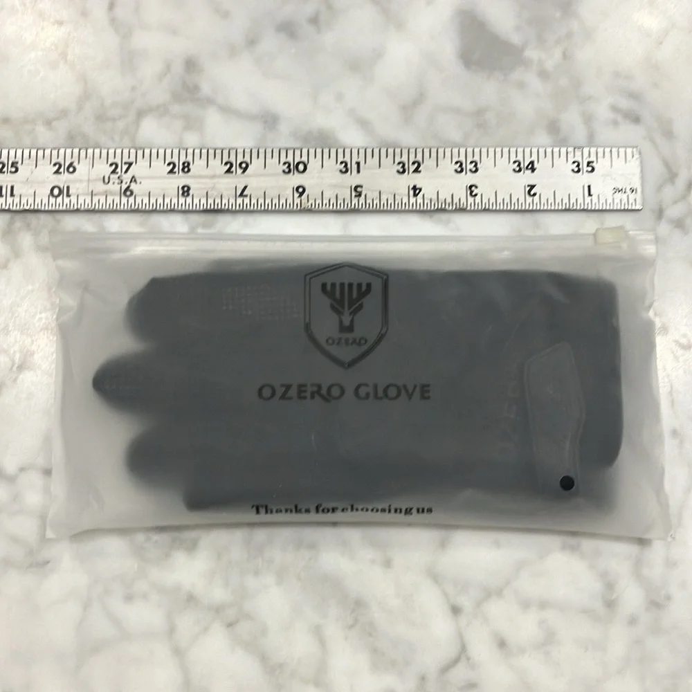 NWOT Black utility gloves by Ozero grippy Velcro closure. Work glove pair
